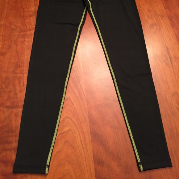 Yoshion Yoga Pants  Black/Lime Stiching - NWT - Picture 5 of 5